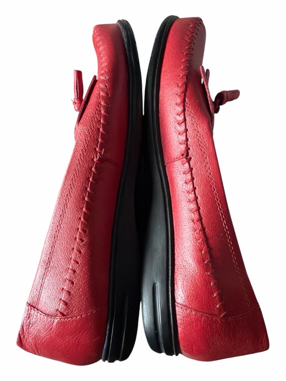 Dr. Scholl's Red Tassel Moccasin Loafer - Picture 5 of 9